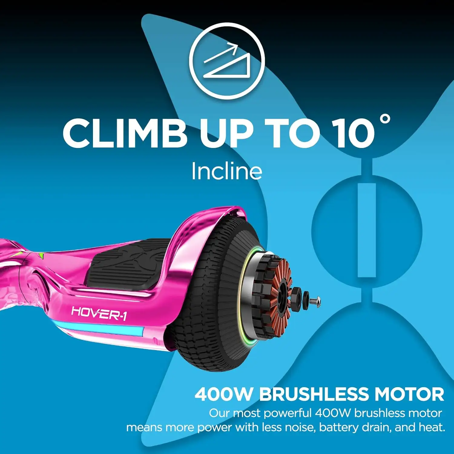 Hover-1 All-Star Hoverboard 7MPH Top Speed, 7MI Range, Dual 200W Motor - 713ryf4xnhl._ac_sl1500_